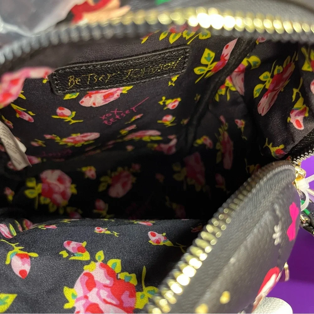 Betsey Johnson Christmas Dogs Small Backpack
